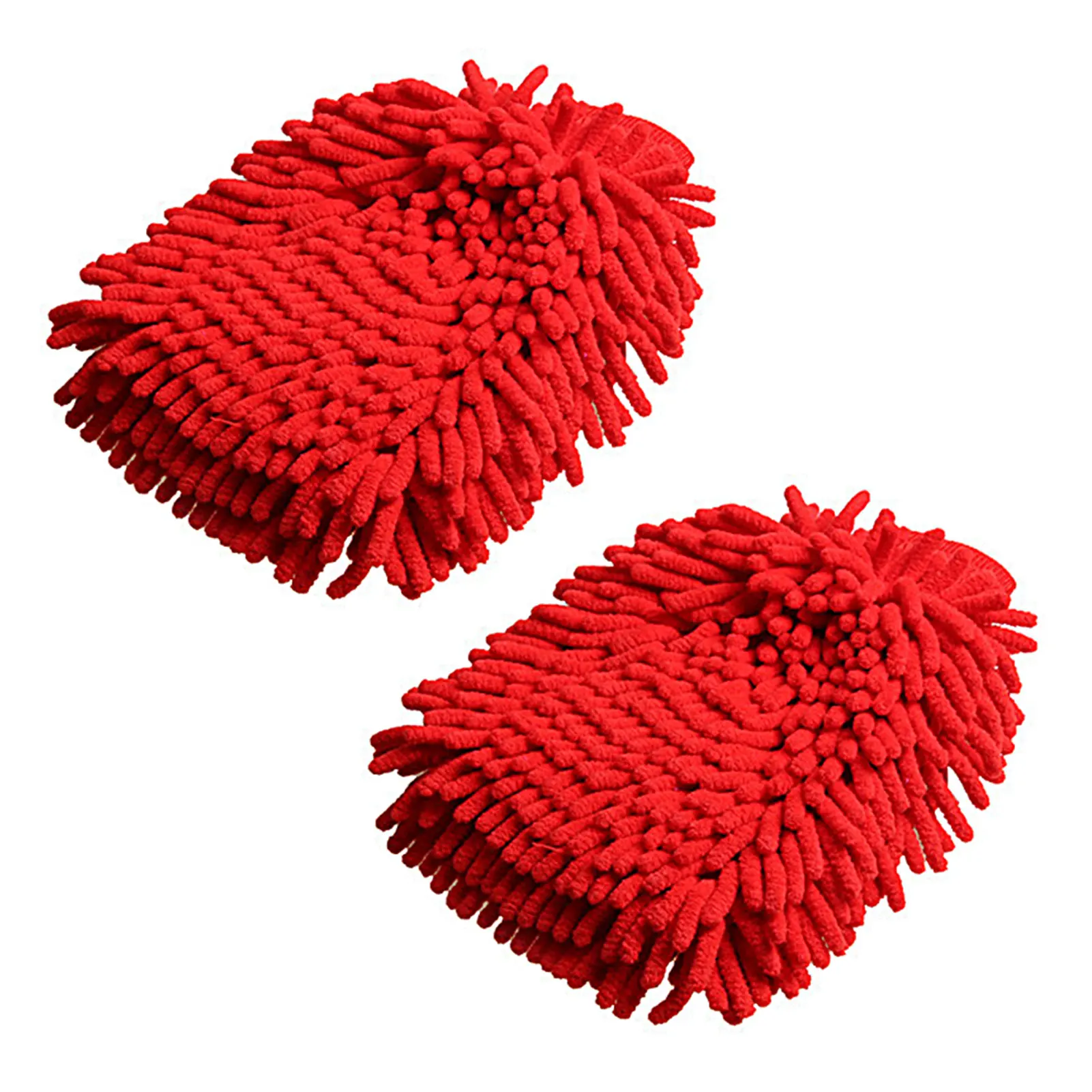 

2pcs/pack Polishing Exterior Interior Ultra Soft Tools Household Thickened Reusable Large Cleaning Glove Detailing Car Wash Mitt