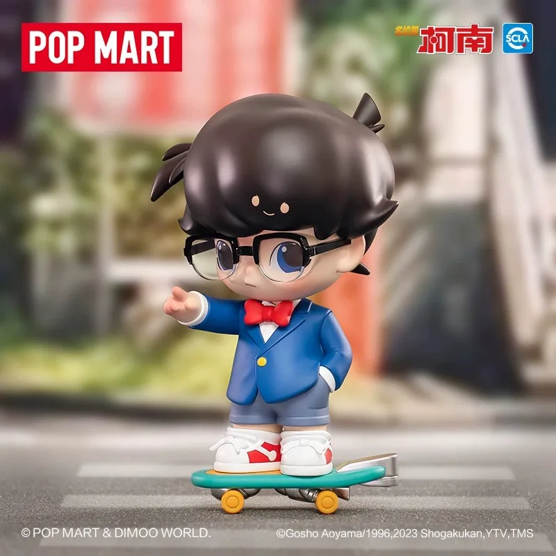 

Popmart Dimoo Conan Edogawa Series Toys Doll Cute Anime Figure Desktop Ornaments Gift Collection