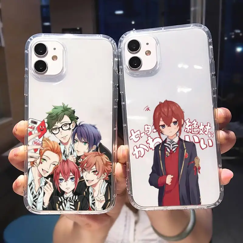 

Twisted Wonderland Manga Phone Case Transparent For iPhone 6 7 8 11 12 13 S Mini Pro X XS XR MAX Plus Cover Funda Shell