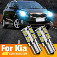 2pcs led daytime running light bulb lamp drl p21w ba15s 1156 canbus for kia rio 3 4 2012 2019 ceed picanto 2011 2017 stonic