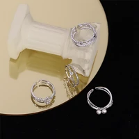 high end popular jewelry 925 sterling silver adjustable ring for women