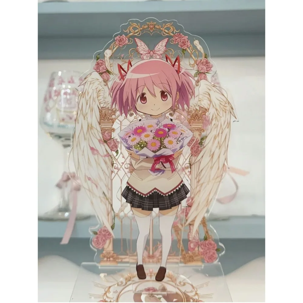 Фото Акриловая фигурка-подставка Канамэ Мадока из аниме Puella Magi Madoka Magica: милый, модный, оригинальный декор для спальни и комнаты №4