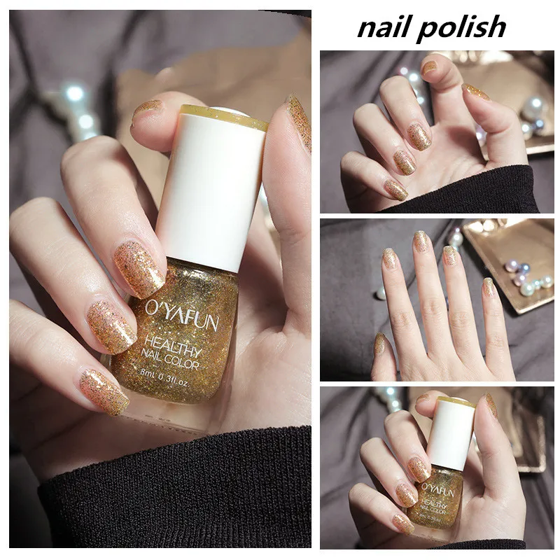 Лак для ногтей полуперманентный Быстросохнущий 8 мл 40 цветов |