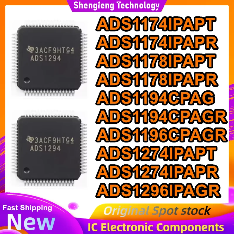 ADS1174IPAPT ADS1174IPAPR ADS1178IPAPT ADS1178IPAPR ADS1194CPAG ADS1194CPAGR ADS1196CPAGR ADS1274IPAPT ADS1274IPAPR ADS1296IPAGR (art.: 3920dc93ee0bc) - 3920dc93ee0bc