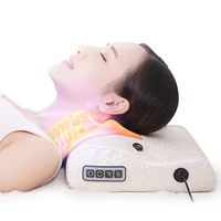 new massage pillow neck massager infrared heating shoulder shiatsu kneading full body back device cervical health relaxation