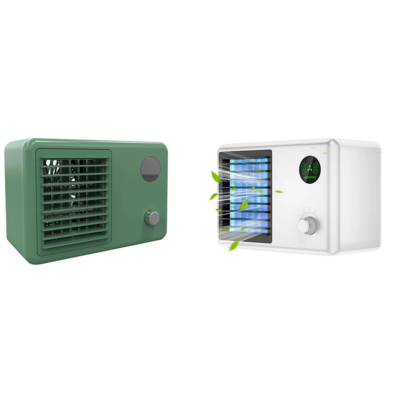 

EAS-Personal Air Cooler, Portable Air Conditioner, Rechargeable Mini Air Conditioner Fan For Car, Desktop, Office