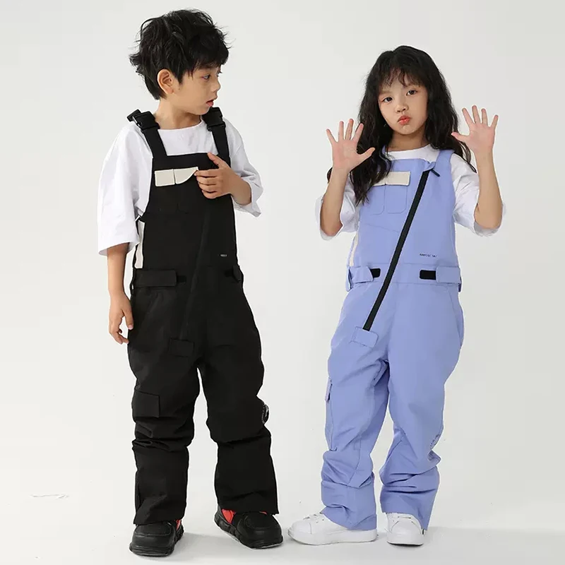

Ski Pants Girls Boys New One Piece Warm Outdoor Snowboard Wear Suit Skiing Overalls Winter Cloth Windproof Waterproof Jumpsuits