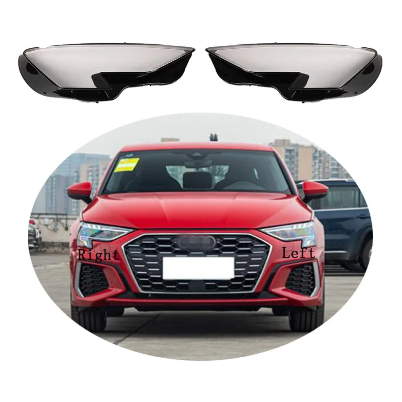 

Для Audi A3 2021 2022 2023 автомобильные аксессуары налобный фонарь стеклянный абажур прозрачная налобный фонарь Аксессуары для крышки объектива