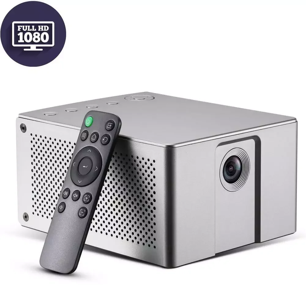 

NEW2023 J20 DLP LED Projector for Android 6.0 Support 4K SUPPORT 1080P Video Decode WIFI BT Home Theater Proyector