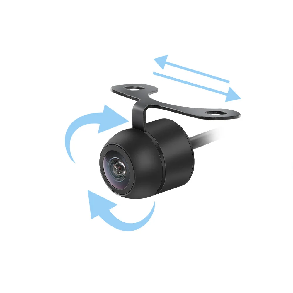 

5-контактная HD Автомобильная камера заднего вида, 12 светодиодов, видеокамера ночного видения, широкоугольная 170 градусов, парковочная камера, автомобильные аксессуары