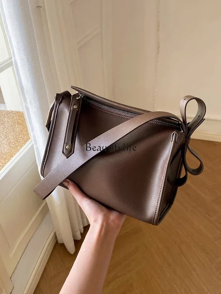 Женская Высококачественная сумка-мессенджер сумка-подушка из натуральной кожи