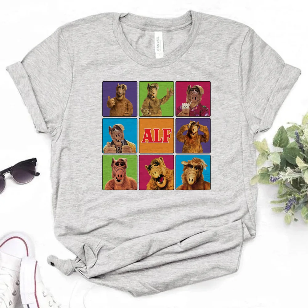 Топ Alf женская уличная одежда Манга летние футболки в стиле Харадзюку 1920-х