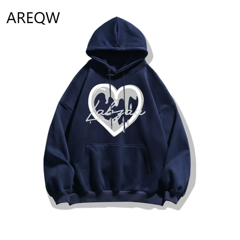 

Новинка 2022, свитер с капюшоном с узором 22sslove для мужчин и женщин, весна и осень, модная новинка, пальто для пар, уличная одежда для мужчин