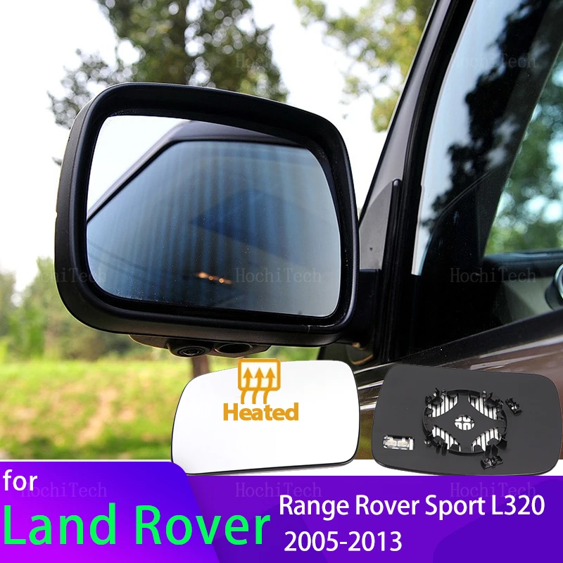 

Левое правое боковое зеркало с подогревом стекло LH RH Замена объектива для Land Rover Range Rover Sport L320 2005-2013
