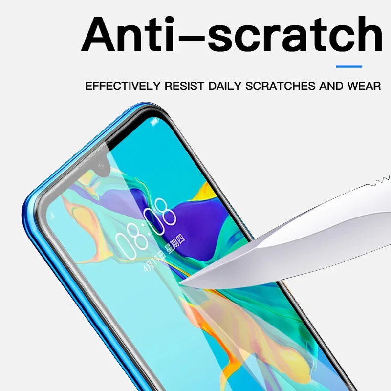Закаленное стекло с полным покрытием для Huawei P20 P30 Lite P40 Pro пленка экрана Honor 8x9x10 9 20
