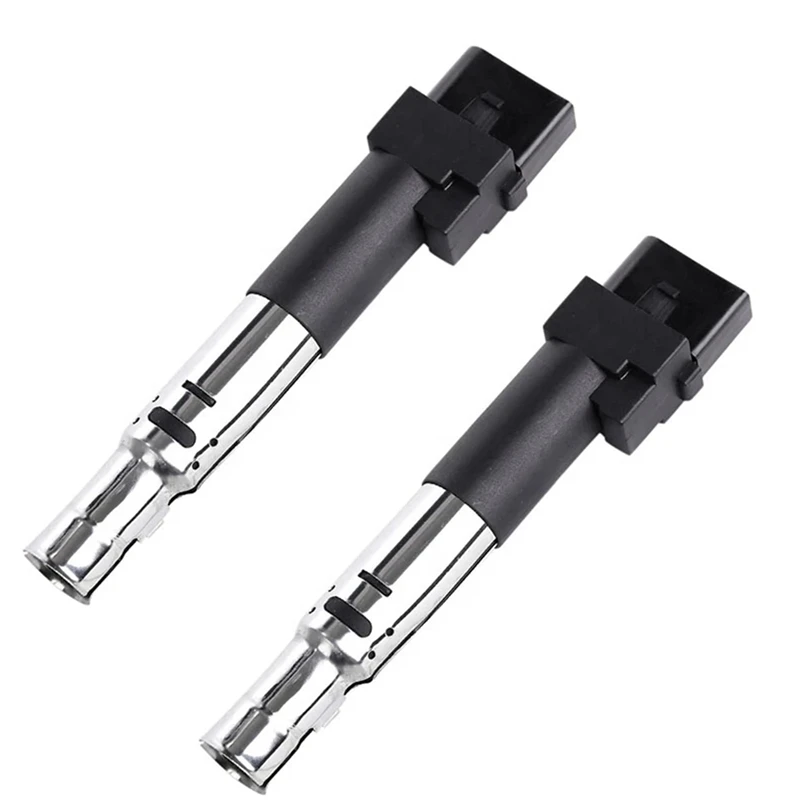 

022905715A 2Pcs Ignition System High Voltage Package Auto For VW CC Passat Q7