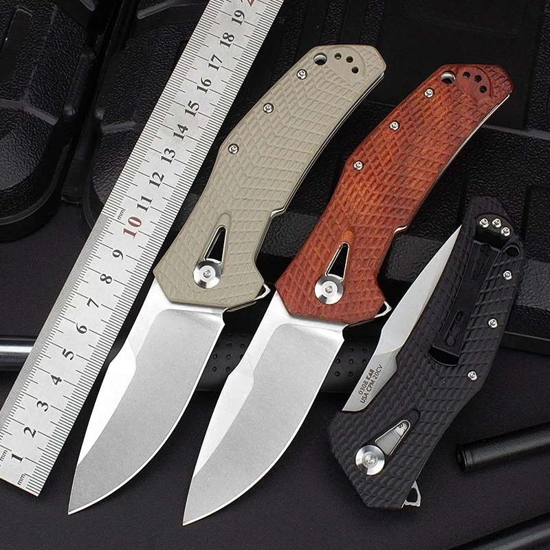 

Zero Tolerance ZT 0308 Tactical Folding Knife CPM 20CV Blade G10/Rosewood Handles Hunting Camping Survival Defense EDC Knives