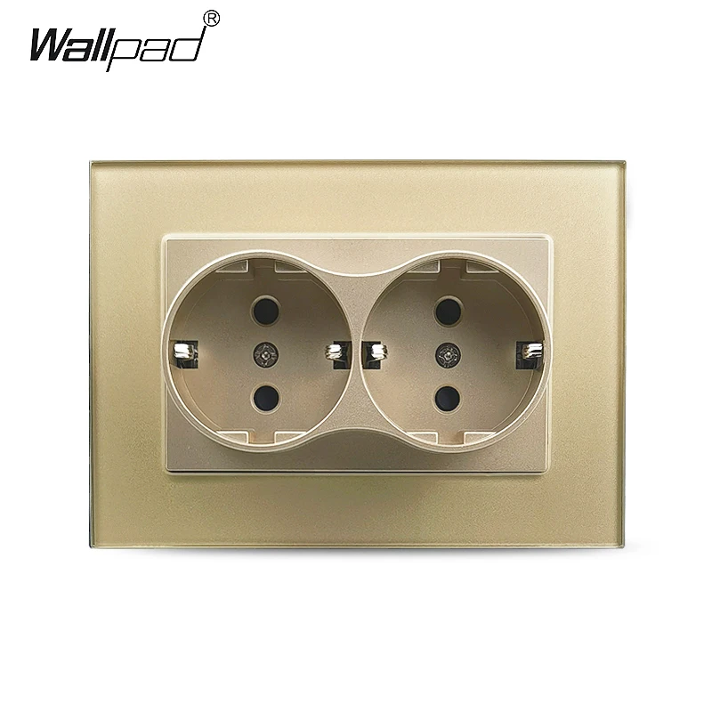 Двойная европейская розетка 120 мм