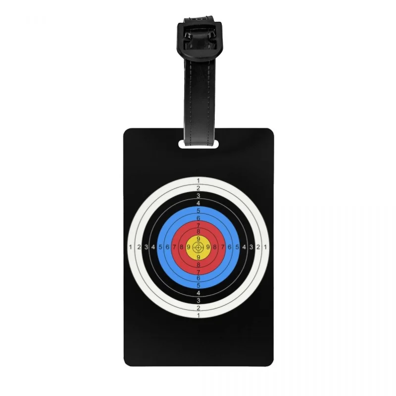 

Графическая бирка для багажа с карточкой для стрельбы из лука и ружья
