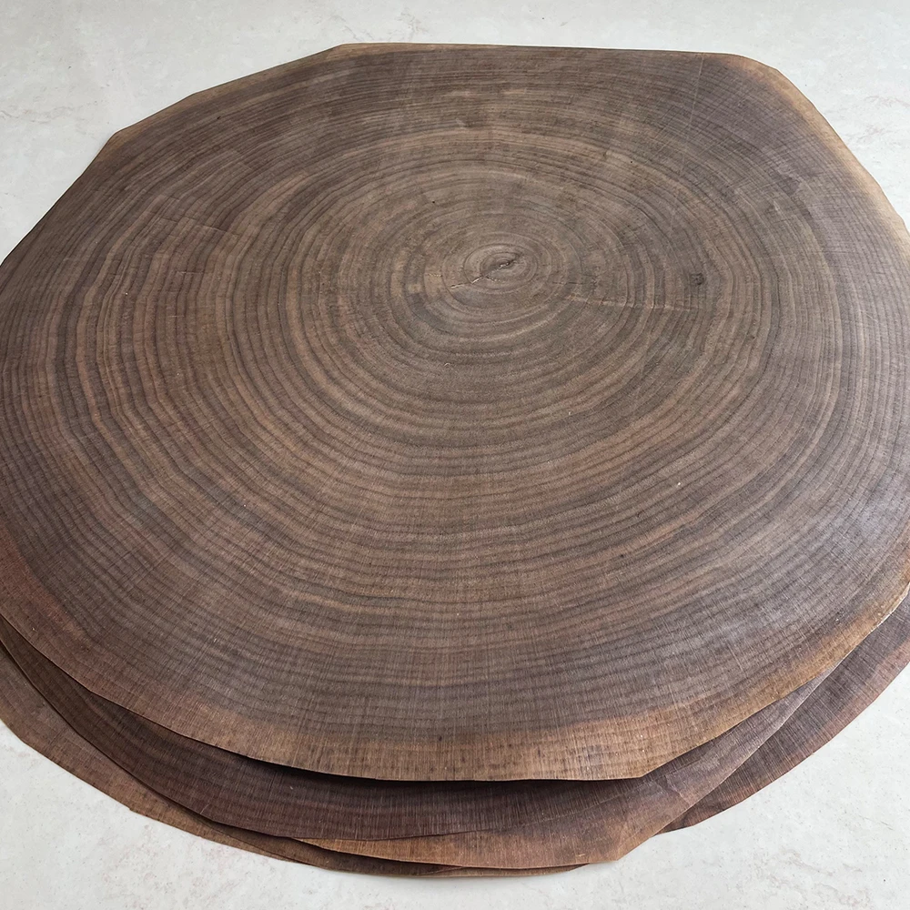 Натуральный круглый деревянный шпон ручной работы для столярных работ