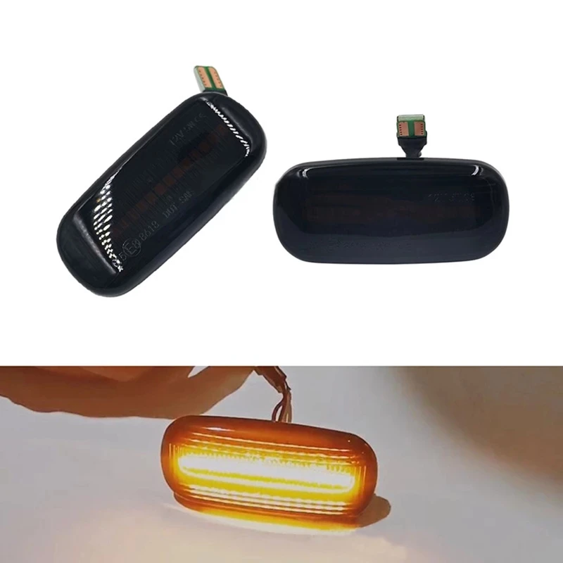 

2PCS Auto Turn Signal Dynamic Side Marker Light Lamp For Audi A3 8P A4 B6/B7 S4 RS4 A6 C5/C6 S6 RS6 8E0949127