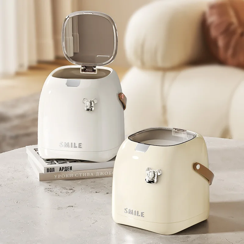 Роскошный настольный мусорный бак Beishan объемом 2 л маленькая бумажная корзина с