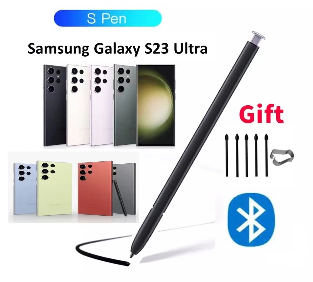 

100% Original Samsung S23 Ultra 5G Stylus S Pen Capacitive Screen Touch Pen Multifunction Pencil Replacement For Galaxy S23Ultra