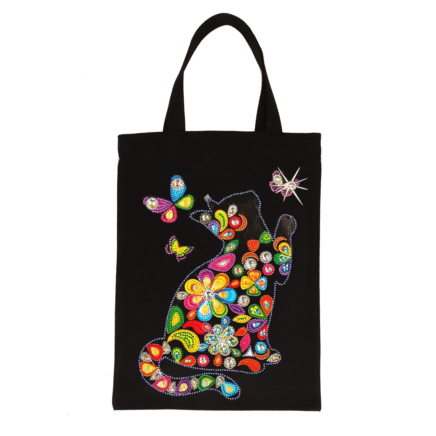 Disney Cartoon Diamond Painting Handbag DIY Rhinestone Embroidery Mosaic Shoulder Shopping Bag Reusable Storage Pouch Craft Gift images - 6