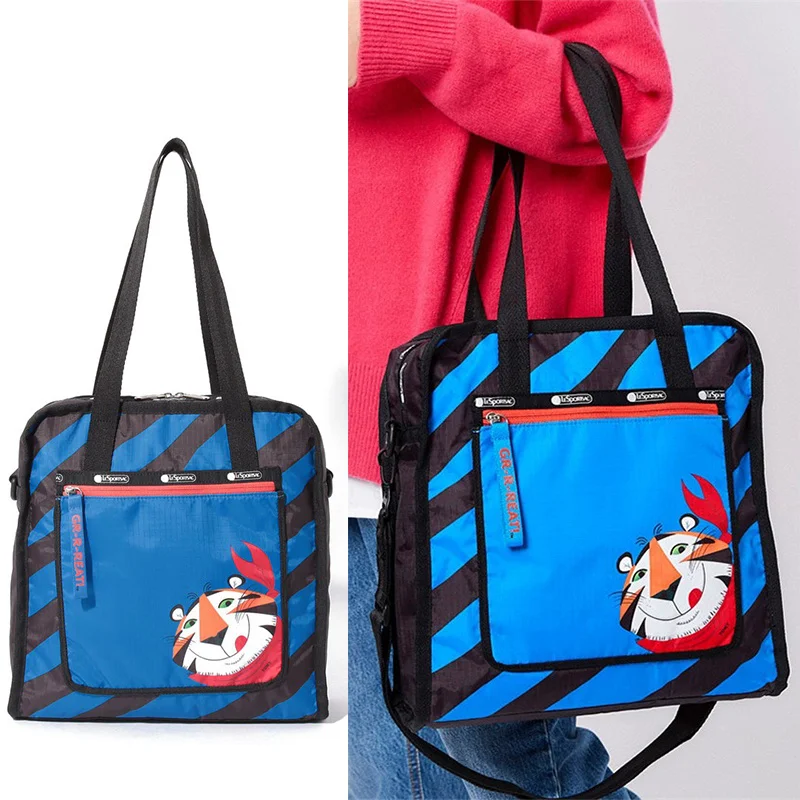 

Сумка-мессенджер Lesportsac на одно плечо с изображением животных, 33 х33 см