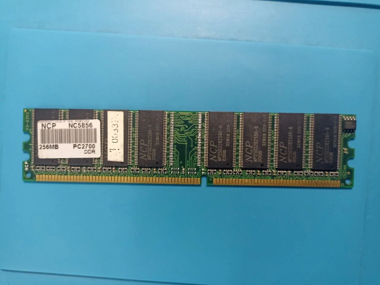 Оперативная память NCP NC5856 256MB PC2700(333) DDR