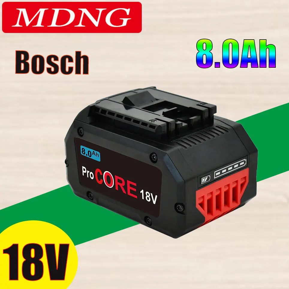 

NEW 18V 8.0Ah Lithium-Ion Battery Pack GBA18V80 for Bosch 18Volt MAX Cordless Power Tool Drills（21700 built in battery ）