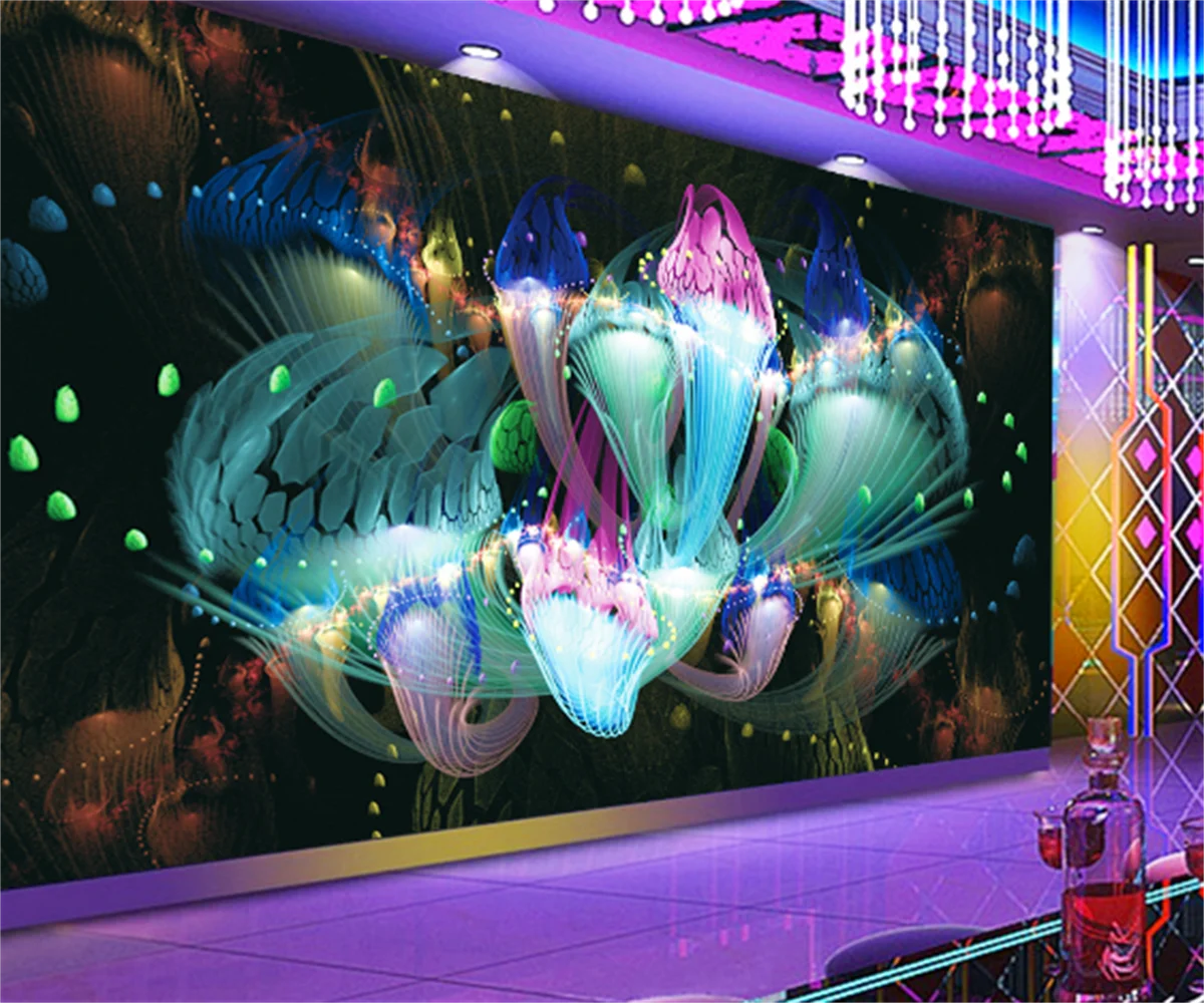 

Красочный модный динамический стержень KTV инструмент фон наклейки на стену под заказ любого размера 3D инструменты обои Роспись стен papel