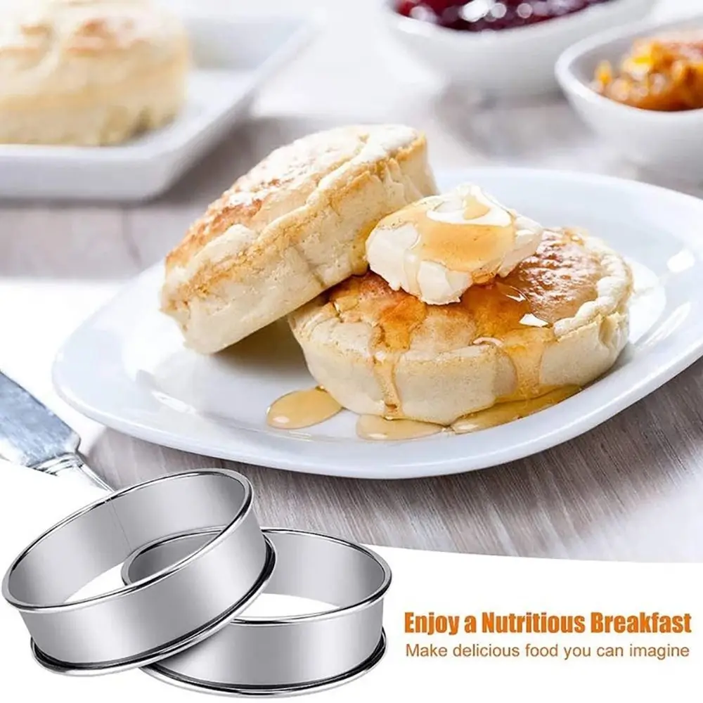 1 шт. кольца для кексов из нержавеющей стали изготовления пищевых продуктов