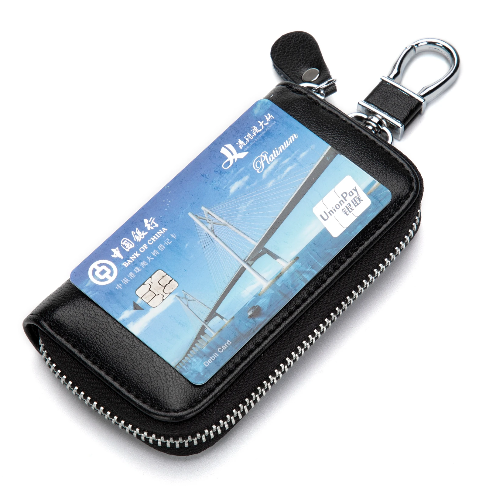 Мужские и женские кожаные чехлы для ключей премиум-класса чехол кошелек на