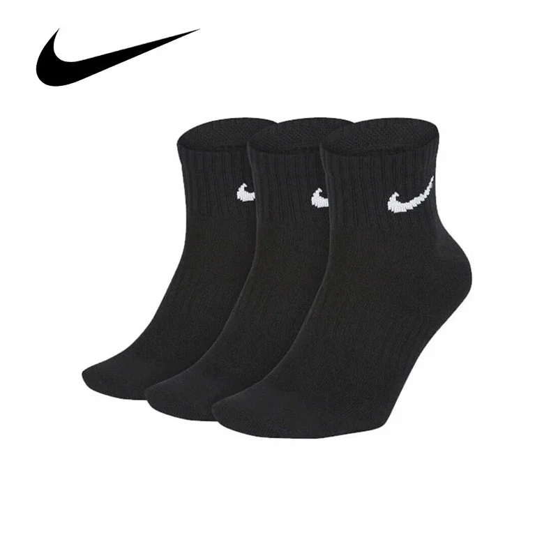 Оригинальные легкие спортивные носки унисекс Nike мужские и женские 3 пары