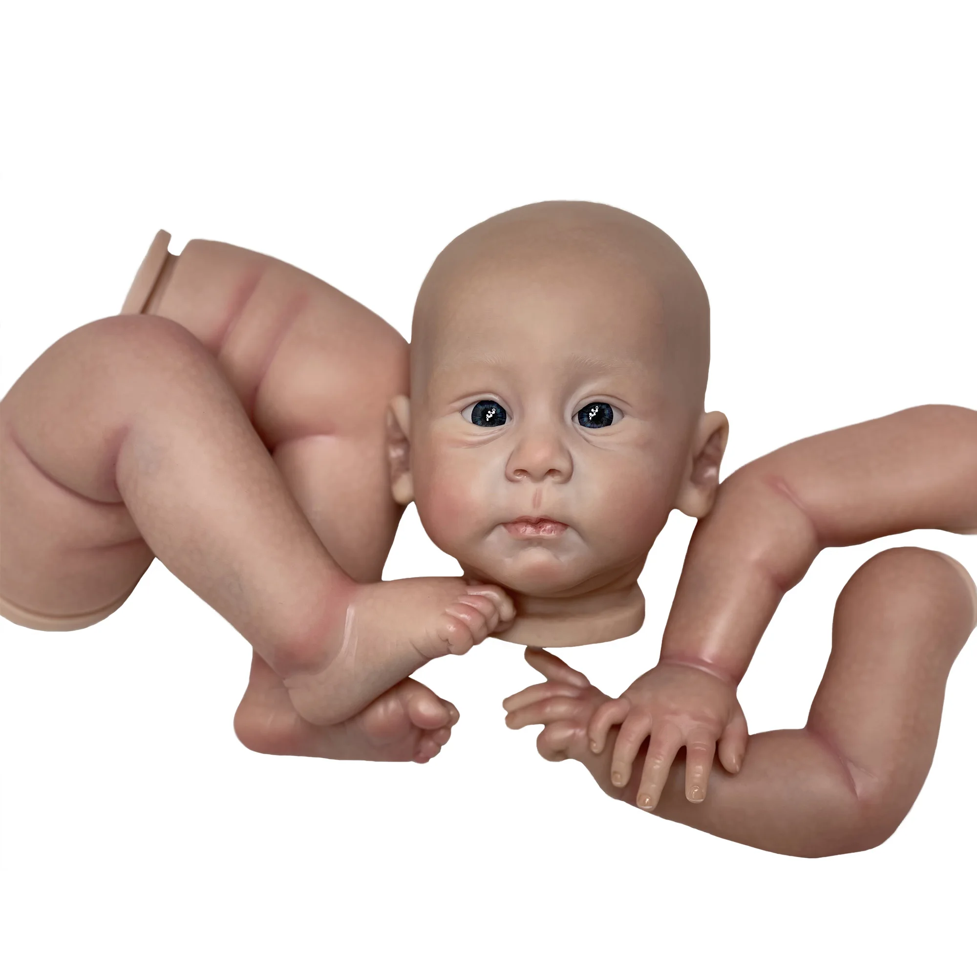 Скидка Кукла реборн с открытыми глазами, Реалистичная кукла ручной работы, 22 дюйма Скидка Кукла реборн с открытыми глазами, Реалистичная кукла ручной работы, 22 дюйма