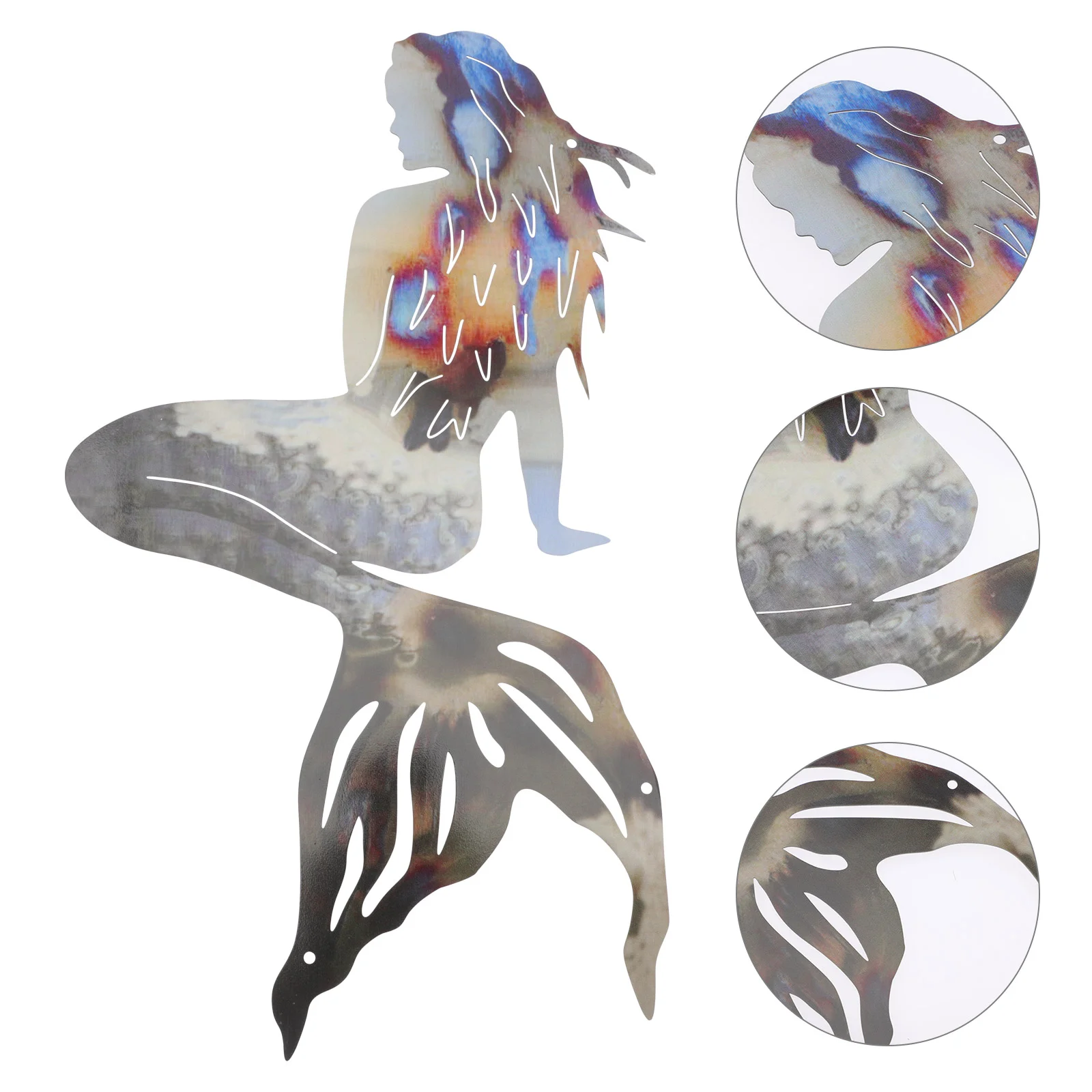 

Creative Mermaid Shaped Wall Decor Mermaid Wall Hanging Decor Wall Art Adornment