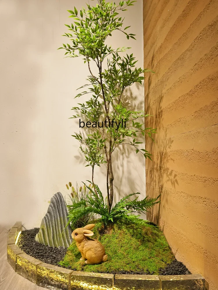 Украшение для интерьера новый китайский ландшафт вход в гостиную бионический