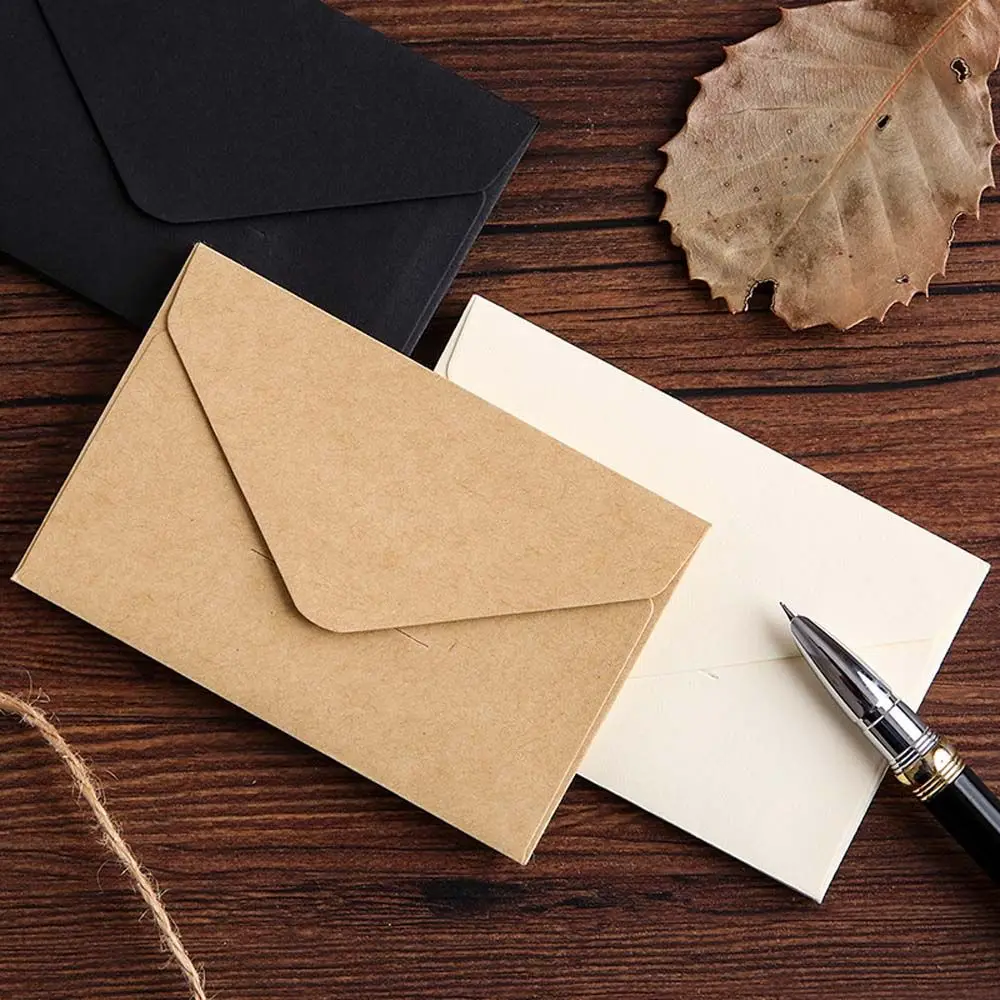

Wedding Invitation Gift Wrap Letter Paper Kraft Blank Envelope Small Paper Envelope Window Envelope Card Holder