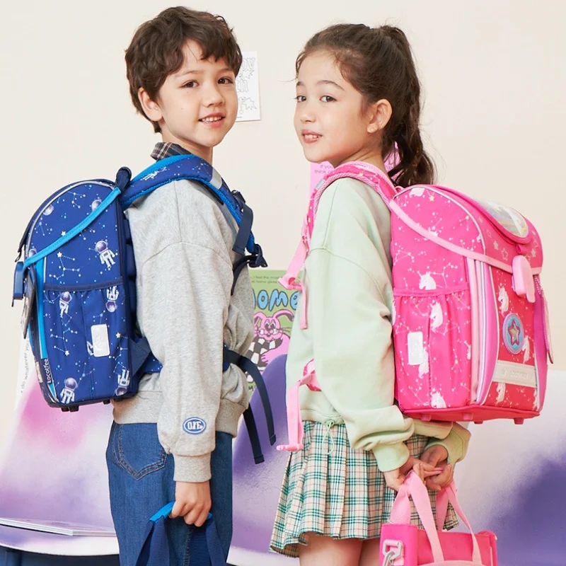 Children Cartoon Starry Sky Unicorn Astronaut Backpacks for Students New Primary Girl Boy British Style Fashion Cute Schoolbags