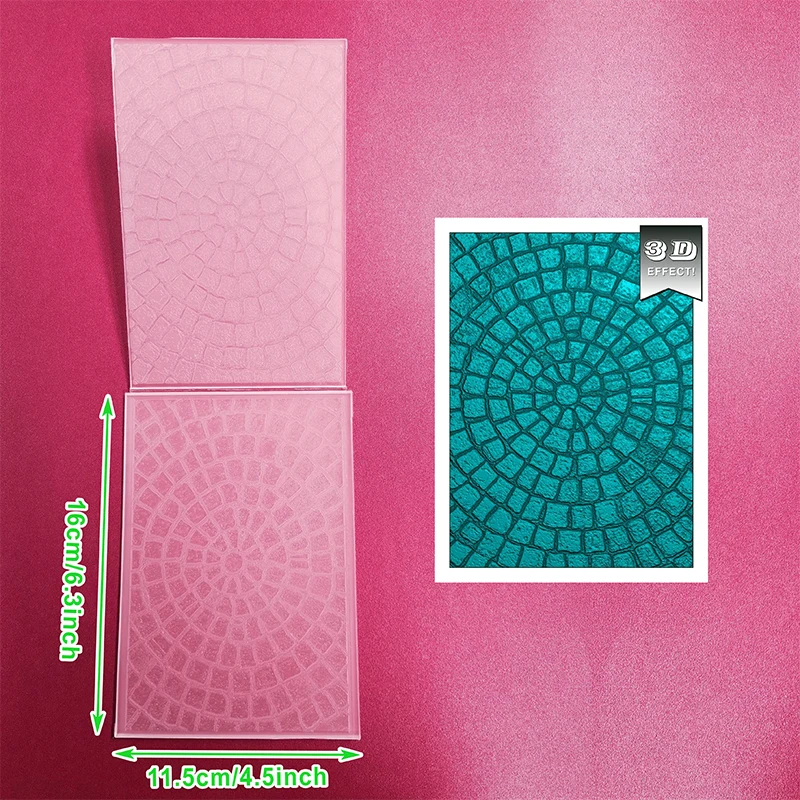 Объемная текстура выцветающая/открывающаяся папка-мозаика для изготовления