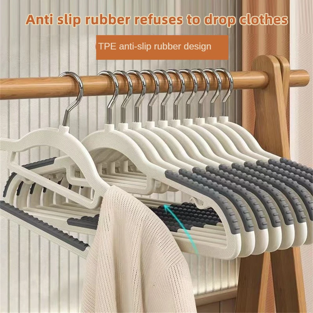 Бытовая Нескользящая пластиковая вешалка поворотная сушилка с защитой от плеч
