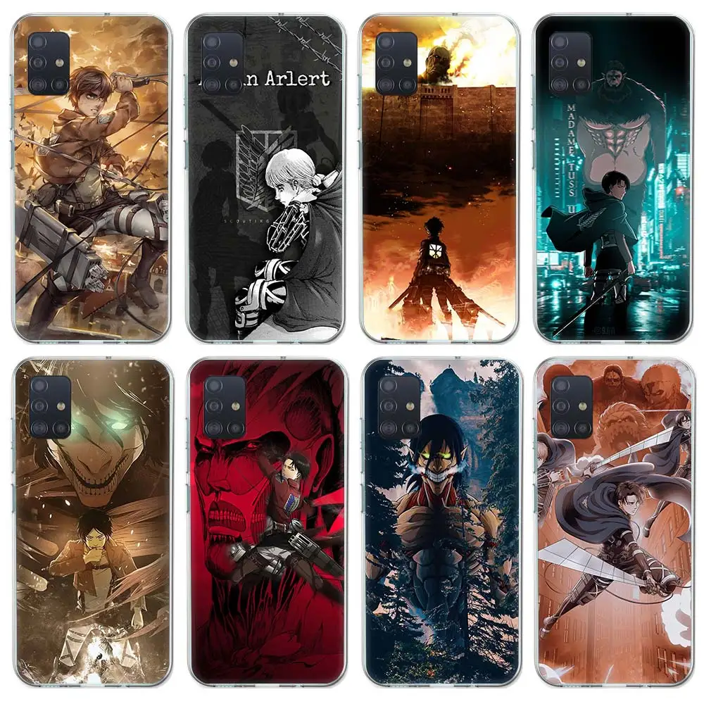 

Anime Allen Attack On Titan Case Funda For Samsung Galaxy A51 A71 A42 5G A50 A70 A30 A40 A10S A20E A91A6 A7 A8 A9 Cover Coque