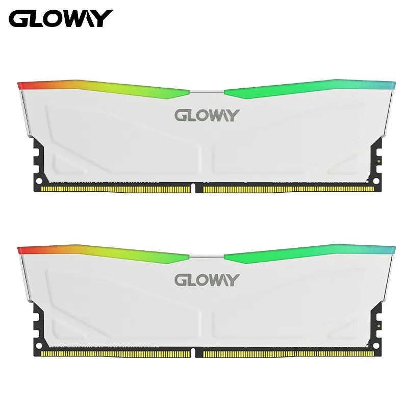 Gloway Memoria RAM DDR4 3200mhz RGB (8GBX2) 3600mhz (16GBX2) 32GB For Desktop Warranty Lifetime