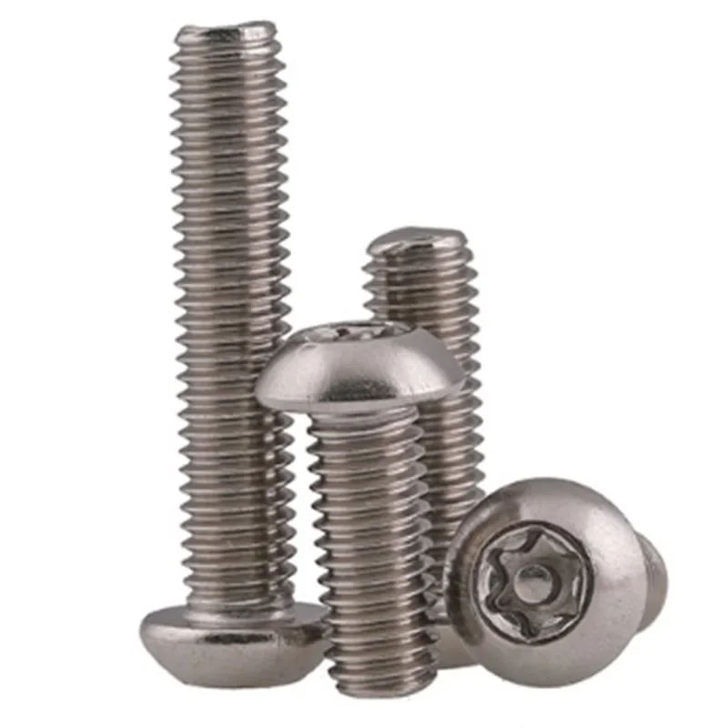 M8 x 1 25 304 штифт из нержавеющей стали винты с полукруглой головкой Torx кнопкой