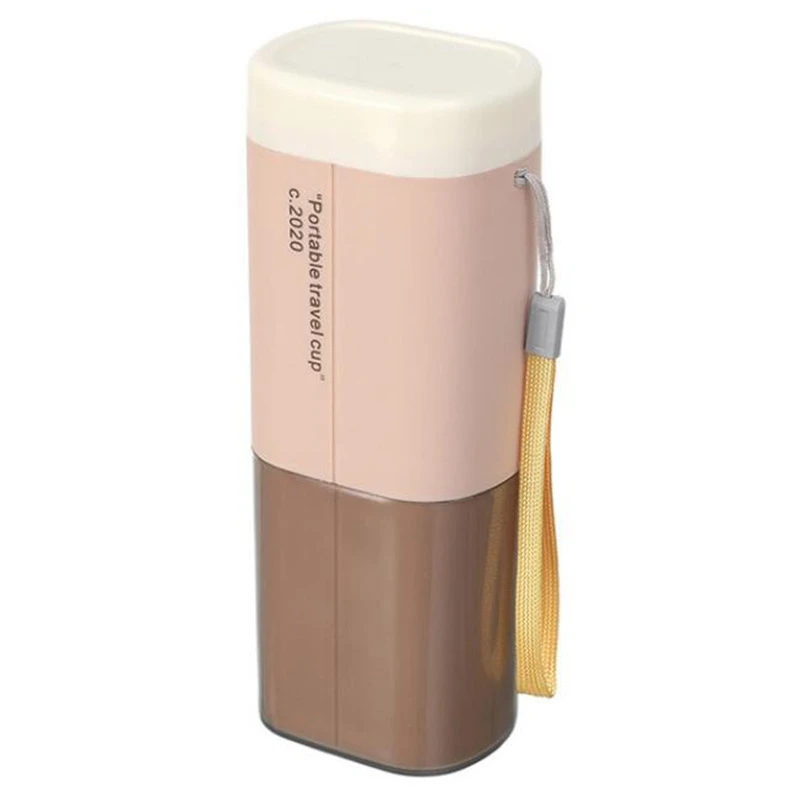 

Toothbrush Storage Box Travel Wash Cup Cartoon Creativity Suitable for Children to Use Toothbrush Cup Pink