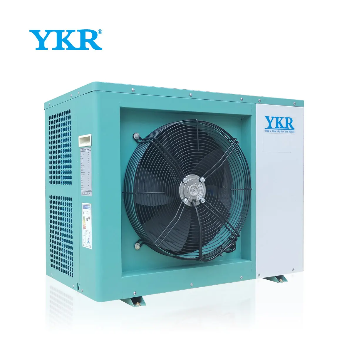 

China YKR Europe R32 R410a Small WIFI Air Source DC Inverter Swimming Pool Heat Pump Air Water Spa Pool Heater Factory