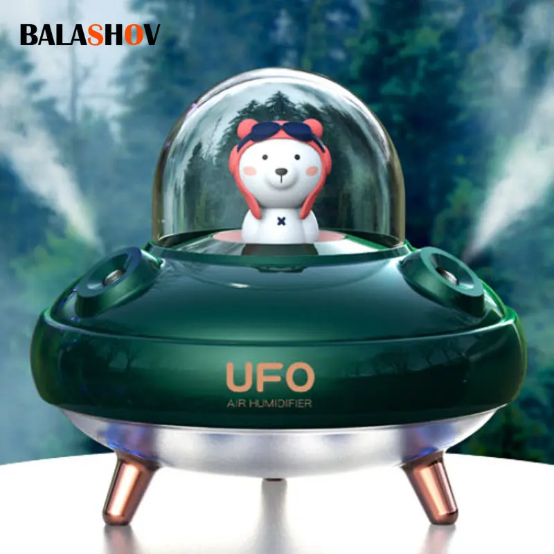 

Мини-увлажнитель воздуха в форме НЛО с двойным распылителем