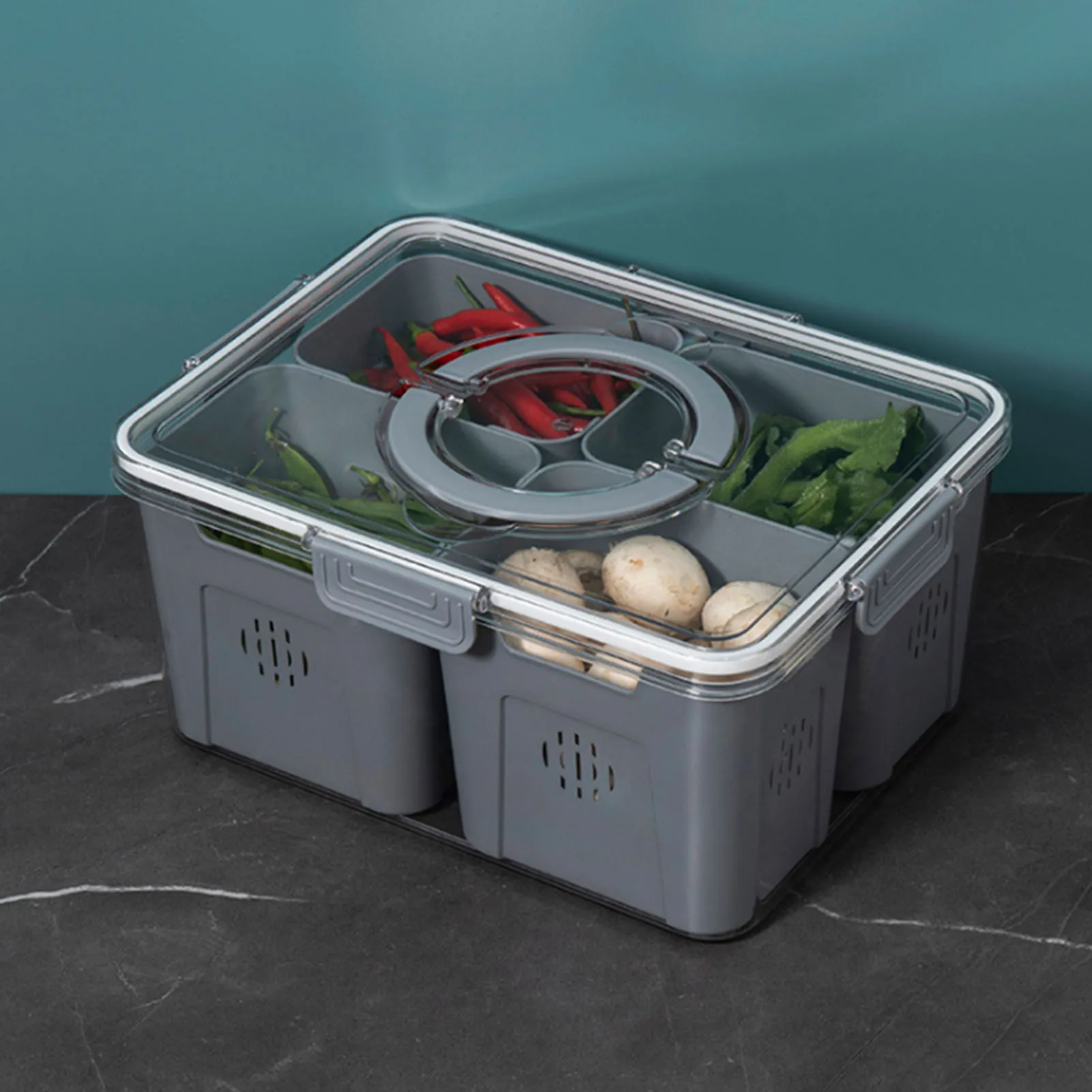 

Fridge Organization Portable Stackable Refrigerator Organizer Bins Safe And Durable Vegetable Fruit Storage Containers Detachabl