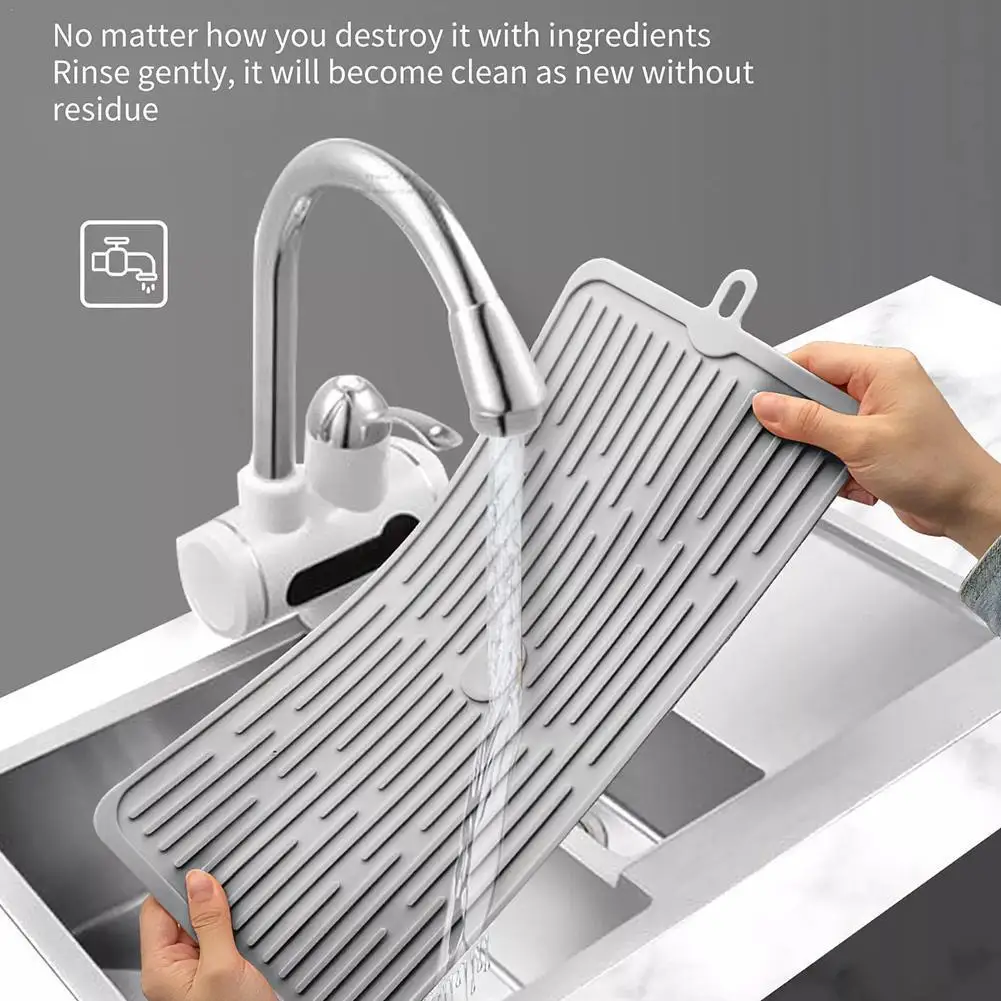 

Силиконовая сливная Накладка для фруктов и планшетов, сливная Накладка для раковины, фильтр для воды, подушка для чашки, коврик для сушки, не...